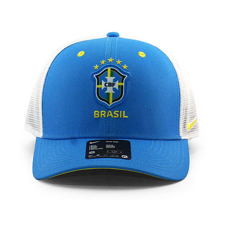 ナイキ メッシュキャップ サッカー ブラジル代表 RISE TRUCKER MESH CAP BLUE