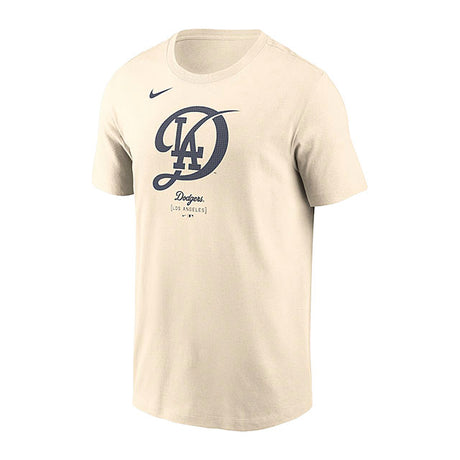 海外取寄 NIKE Tシャツ ロサンゼルス ドジャース 2024 CITY CONNECT LOGO T-SHIRT CREAM