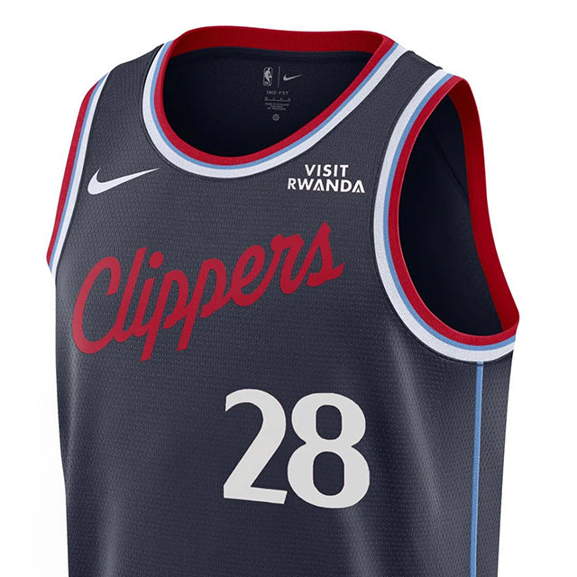 八村塁モデル 海外取寄 ナイキ レプリカユニフォーム ロサンゼルス クリッパーズ SWINGMAN JERSEY ICON EDITION NAVY