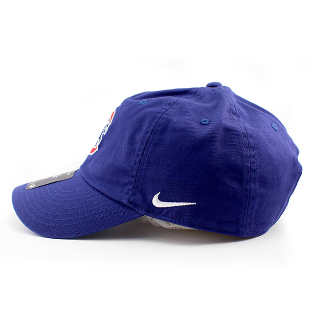 ナイキ キャップ シカゴ カブス NIKE CLUB UNSTRUCTURED ORGANIC COTTON CAP ROYAL BLUE