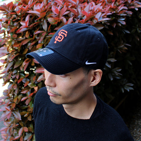 ナイキ キャップ サンフランシスコ ジャイアンツ NIKE CLUB UNSTRUCTURED ORGANIC COTTON CAP BLACK