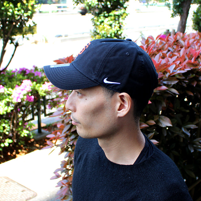 ナイキ キャップ サンフランシスコ ジャイアンツ NIKE CLUB UNSTRUCTURED ORGANIC COTTON CAP BLACK