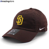 ナイキ キャップ サンディエゴ パドレス NIKE CLUB UNSTRUCTURED ORGANIC COTTON CAP BROWN