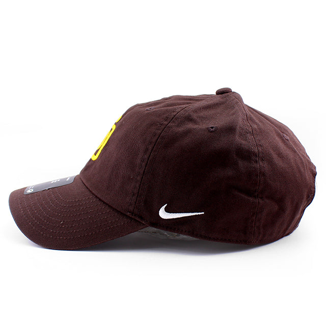 ナイキ キャップ サンディエゴ パドレス NIKE CLUB UNSTRUCTURED ORGANIC COTTON CAP BROWN