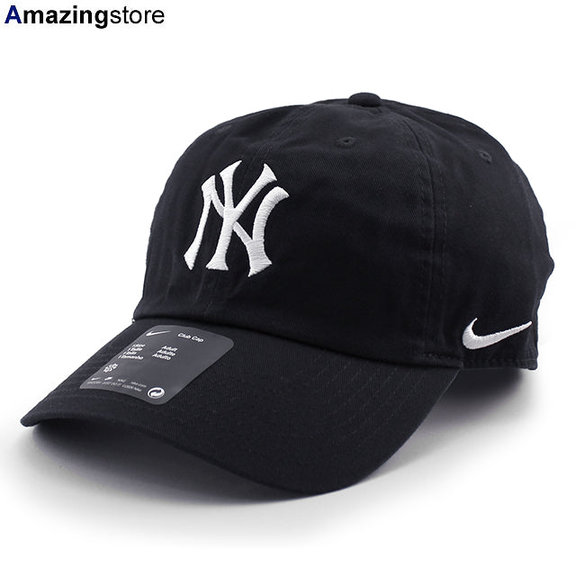 ナイキ キャップ ニューヨーク ヤンキース NIKE CLUB UNSTRUCTURED ORGANIC COTTON CAP BLACK