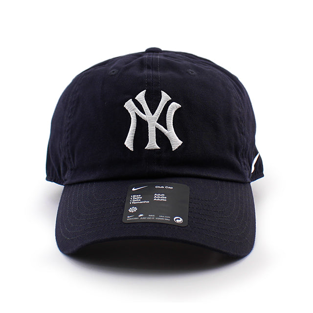 ナイキ キャップ ニューヨーク ヤンキース NIKE CLUB UNSTRUCTURED ORGANIC COTTON CAP PITCH BLUE