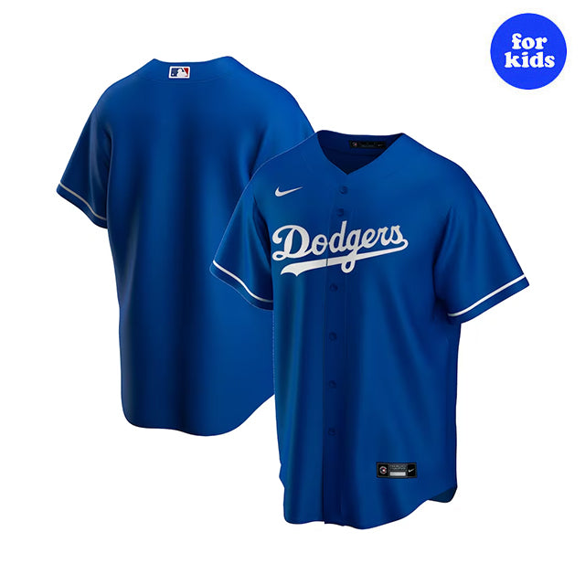 海外取寄 子供用 NIKE  ナイキ レプリカユニフォーム  ロサンゼルス ドジャース MLB YOUTH ALTERNATE REPLICA COOL BASE JERSEY ROYAL BLUE NIKE LOS ANGELES DODGERS