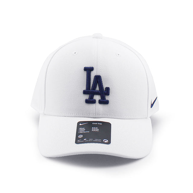 ナイキ キャップ ロサンゼルス ドジャース DRI-FIT CLUB STRUCTURED CAP WHITE