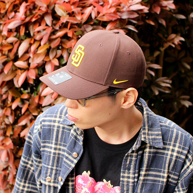 ナイキ キャップ サンディエゴ パドレス DRI-FIT CLUB STRUCTURED CAP BROWN GOLD