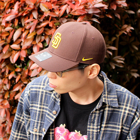 ナイキ キャップ サンディエゴ パドレス DRI-FIT CLUB STRUCTURED CAP BROWN