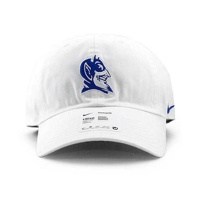 ナイキ キャップ デューク ブルーデビルズ NCAA HERITAGE 86 MASCOT STRAPBACK CAP H86 WHITE