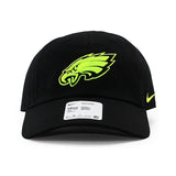 ナイキ キャップ フィラデルフィア イーグルス NFL HERITAGE 86 VOLT STRAPBACK CAP H86 BLACK NIKE PHILADELPHIA EAGLES