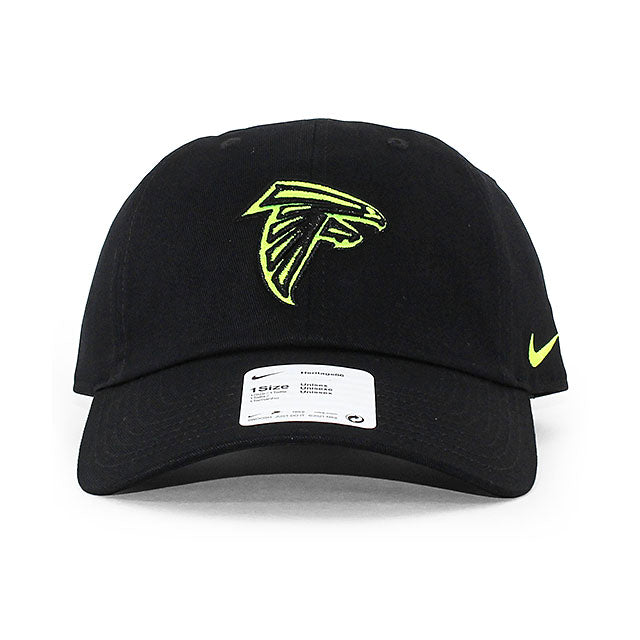 ナイキ キャップ アトランタ ファルコンズ NFL HERITAGE 86 VOLT STRAPBACK CAP H86 BLACK NIKE ATLANTA FALCONS