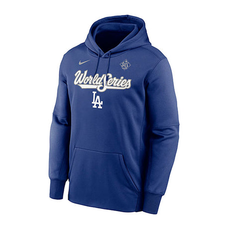 2025 ワールドシーズンモデル 海外取寄 ナイキ プルオーバーフーディー ロサンゼルス ドジャース MLB2025 WORLD SERIES AUTHENTIC COLLECTION THERMA FLEECE HOODIE ROYAL