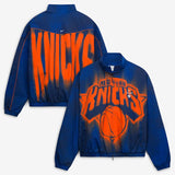 海外取寄 ナイキ ジャケット ニューヨーク ニックス JACKET 2026-27 STANDARD ISSUE ON-COURT GAME THEATER LOUD FULL-ZIP JACKET BLUE