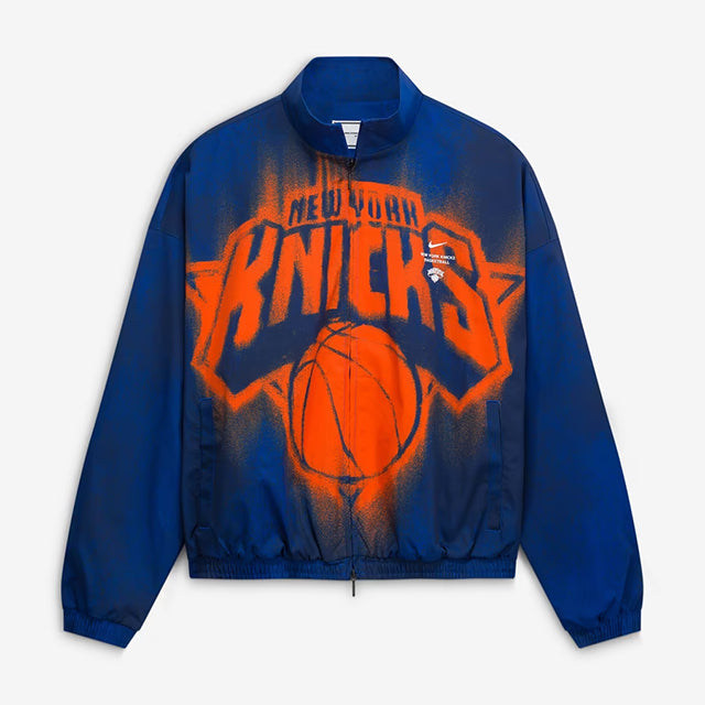 海外取寄 ナイキ ジャケット ニューヨーク ニックス JACKET 2026-27 STANDARD ISSUE ON-COURT GAME THEATER LOUD FULL-ZIP JACKET BLUE