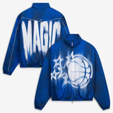 海外取寄 ナイキ ジャケット オーランド マジック JACKET 2026-27 STANDARD ISSUE ON-COURT GAME THEATER LOUD FULL-ZIP JACKET BLUE