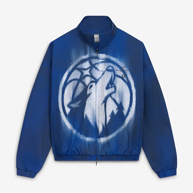 海外取寄 ナイキ ジャケット ミネソタ ティンバーウルブス JACKET 2026-27 STANDARD ISSUE ON-COURT GAME THEATER LOUD FULL-ZIP JACKET BLUE