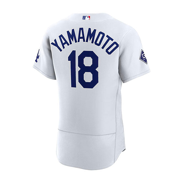 山本由伸モデル 海外取寄 ナイキ スポンサーパッチ付 ユニフォーム
