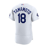 山本由伸モデル 海外取寄 ナイキ スポンサーパッチ付 ユニフォーム