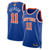 ジェイレン ブランソンモデル 海外取寄 ナイキ レプリカユニフォーム ニューヨーク ニックス 2026 NBA FINALS PATCH SWINGMAN JERSEY ICON EDITION BLUE