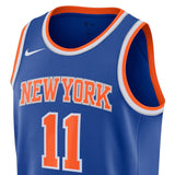 ジェイレン ブランソンモデル 海外取寄 ナイキ レプリカユニフォーム ニューヨーク ニックス 2026 NBA FINALS PATCH SWINGMAN JERSEY ICON EDITION BLUE