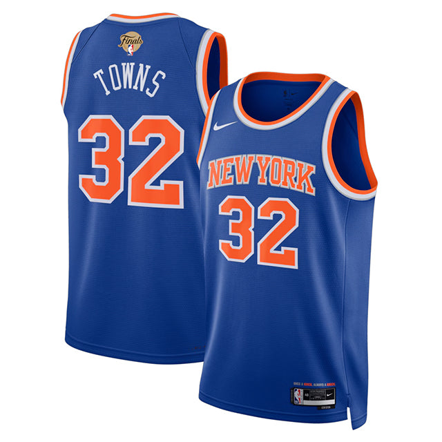 カール アンソニー タウンズモデル 海外取寄 ナイキ レプリカユニフォーム ニューヨーク ニックス 2026 NBA FINALS PATCH SWINGMAN JERSEY ICON EDITION BLUE