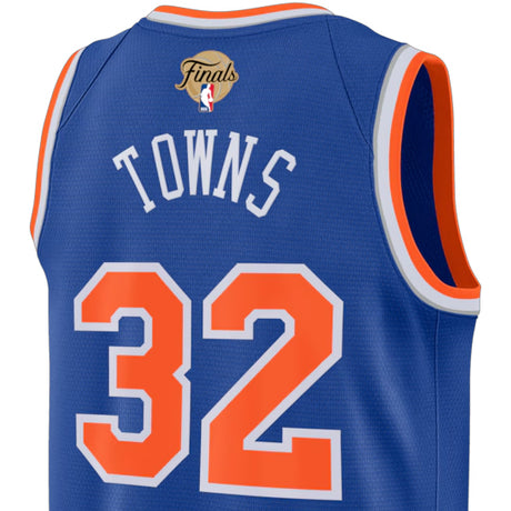 カール アンソニー タウンズモデル 海外取寄 ナイキ レプリカユニフォーム ニューヨーク ニックス 2026 NBA FINALS PATCH SWINGMAN JERSEY ICON EDITION BLUE