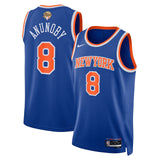 OG アヌノビーモデル 海外取寄 ナイキ レプリカユニフォーム ニューヨーク ニックス 2026 NBA FINALS PATCH SWINGMAN JERSEY ICON EDITION BLUE