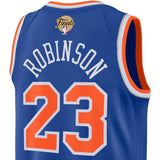 ミッチェル ロビンソンモデル 海外取寄 ナイキ レプリカユニフォーム ニューヨーク ニックス 2026 NBA FINALS PATCH SWINGMAN JERSEY ICON EDITION BLUE
