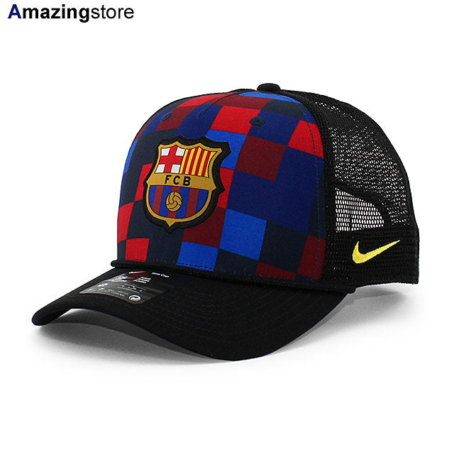 ナイキ メッシュキャップ サッカー FC バルセロナ LA LIGA RISE ROPE TRUCKER MESH CAP BLACK