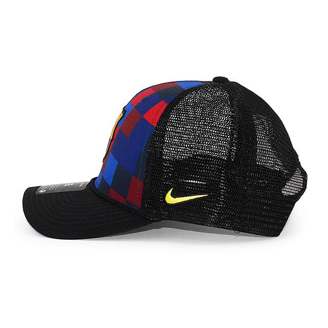 ナイキ メッシュキャップ サッカー FC バルセロナ LA LIGA RISE ROPE TRUCKER MESH CAP BLACK