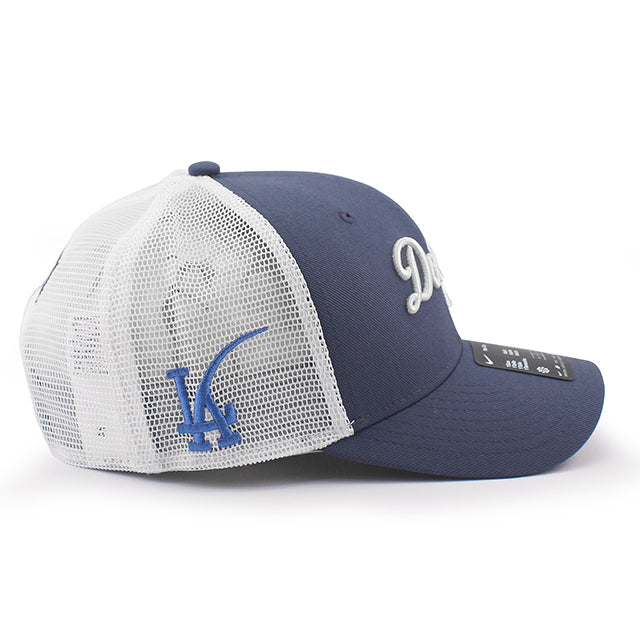ナイキ キャップ ロサンゼルス ドジャース CITY CONNECT DRI-FIT RISE STRUCTURED TRUCKER CAP THUNDER BLUE-WHITE