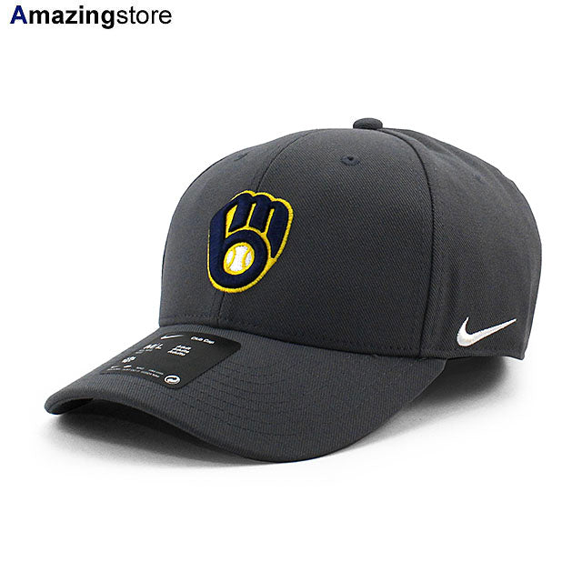 ナイキ キャップ ミルウォーキー ブルワーズ MLB CLUB PERFORMANCE ADJUSTABLE CAP GERY