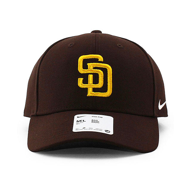 ナイキ キャップ サンディエゴ パドレス MLB EVERGREEN CLUB PERFORMANCE ADJUSTABLE CAP BROWN