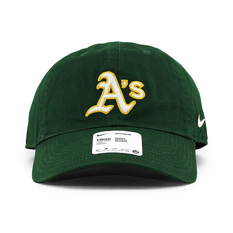 ナイキ キャップ アスレチックス MLB HERITAGE 86 LOGO STRAPBACK CAP H86 GREEN