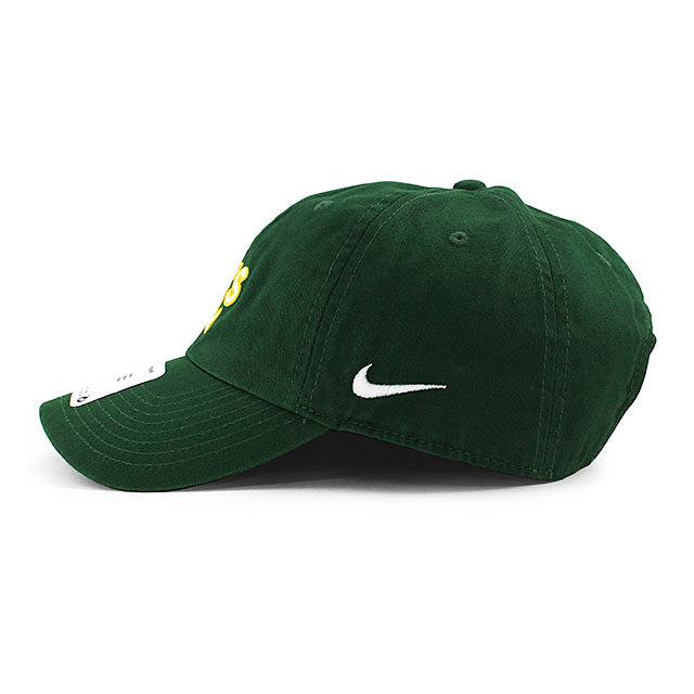 ナイキ キャップ アスレチックス MLB HERITAGE 86 LOGO STRAPBACK CAP H86 GREEN