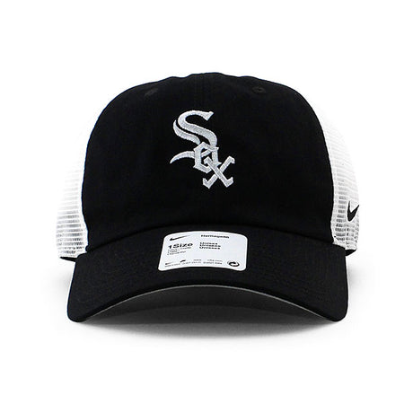 ナイキ メッシュキャップ シカゴ ホワイトソックス MLB HERITAGE 86 LOGO STRAPBACK CAP H86 MESH CAP BLACK