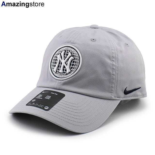 ナイキ キャップ ニューヨーク ヤンキース PRIMETIME CLUB UNSTRUCTURED ORGANIC COTTON CAP GREY