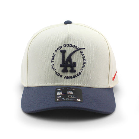 ナイキ キャップ ロサンゼルス ドジャース CITY CONNECT DRI-FIT RISE 5 PANEL ADJUSTABLE CAP COCONUT-THUNDER