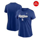 女性用 2025 ワールドシリーズモデル 海外取寄 ナイキ Tシャツ ロサンゼルス ドジャース WOMEN’S MLB 2025 WORLD SERIES AUTHENTIC COLLECTION LEGEND DRI-FIT T-SHIRT ROYAL