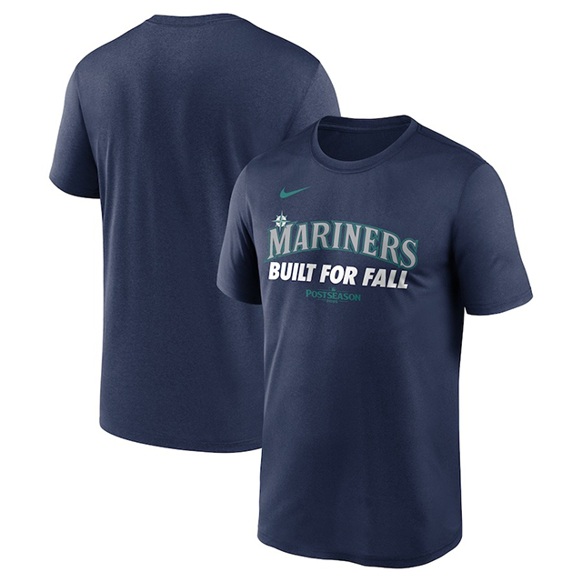 海外取寄 2025 ポストシーズンモデル NIKE Tシャツ シアトル マリナーズ MLB POSTSEASON AUTHENTIC COLLECTION LEGEND Dri-FIT T-SHIRT NAVY