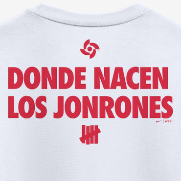 WBC 海外取寄 ナイキ × アンディフィーテッド Tシャツ ドミニカ共和国 2026 WORLD BASEBALL CLASSIC COMPLEX COLLAB T-SHIRT WHITE