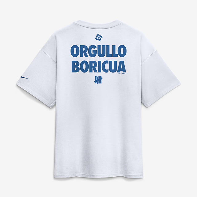WBC 海外取寄 ナイキ × アンディフィーテッド Tシャツ プエルトリコ 2026 WORLD BASEBALL CLASSIC COMPLEX COLLAB T-SHIRT WHITE