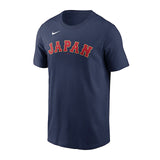 WBC 大谷翔平モデル 海外取寄 ナイキ Tシャツ 日本代表 2026 WORLD BASEBALL CLASSIC NAME&NUMBER T-SHIRT NAVY