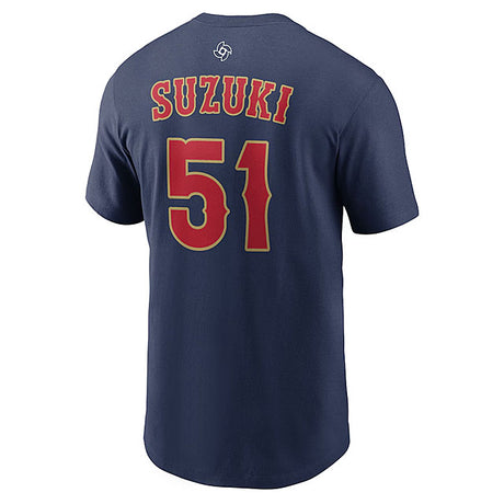 WBC 鈴木誠也モデル 海外取寄 ナイキ Tシャツ 日本代表 2026 WORLD BASEBALL CLASSIC NAME&NUMBER T-SHIRT NAVY