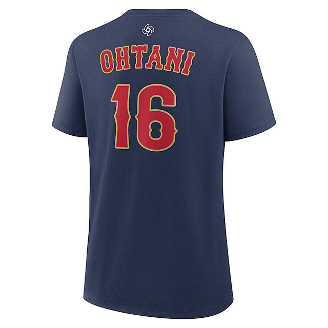 女性用 WBC 大谷翔平モデル 海外取寄 ナイキ Tシャツ 日本代表 2026 WORLD BASEBALL CLASSIC NAME&NUMBER T-SHIRT NAVY