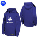 子供用 ナイキ 海外取寄 プルオーバーフーディー ロサンゼルス ドジャース MLB YOUTH AUTHENTIC PULLOVER HOODIE ROYAL