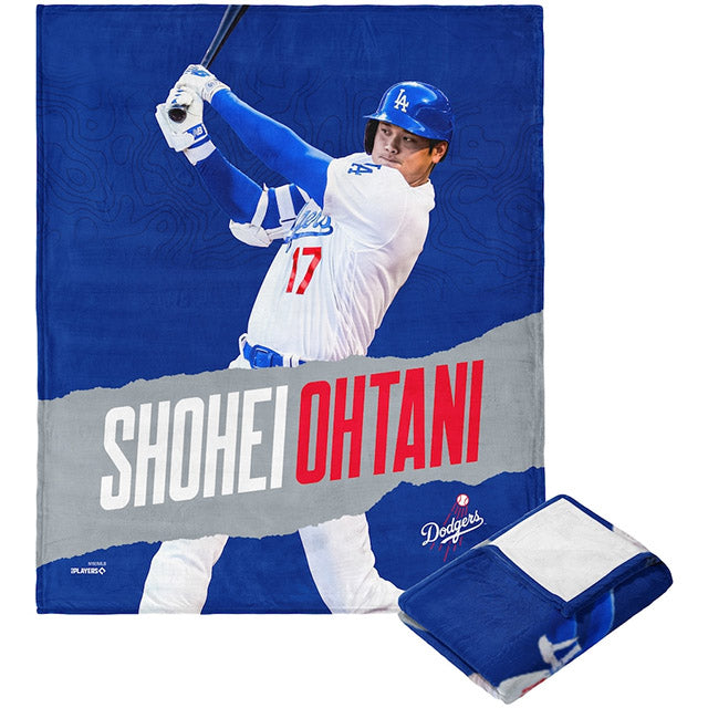 大谷翔平モデル 海外取寄 ブランケット ロサンゼルス ドジャース MLB PLYER SILK TOUCH THROW BLANKET