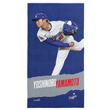 山本由伸モデル 海外取寄 ビーチタオル ロサンゼルス ドジャース MLB PRINTED BEACH TOWEL